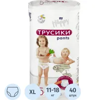 Подгузники - трусики Junior, 40 шт./уп., вес 11-18 кг