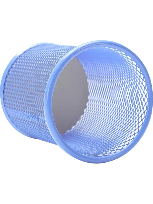 Подставка-стакан Deli d90x102 мм круглая металл сетка цвет в ассортименте