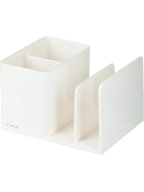 Подставка-органайзер д/канц.мел Deli NuSign ENS950white 120х155х96 4отд бел