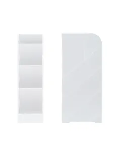 Подставка-органайзер д/канц.принадле-ей Deli 8932White, 5 отделений, белый