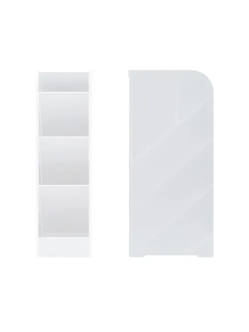 Подставка-органайзер д/канц.принадле-ей Deli 8932White, 5 отделений, белый