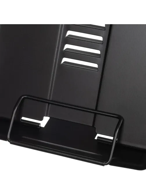 Подставка для книг Комус Класс черная, металл 19x15,5x20см,7 настроек