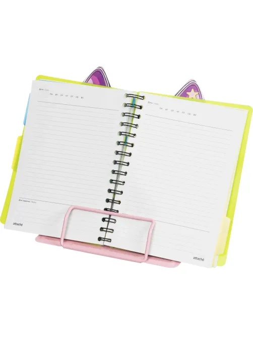 Подставка для книг Комус Класс, Kitty,металл23x15,5x20см,7 настроек