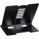Подставка для книг Комус Класс черная, металл 19x15,5x20см,7 настроек