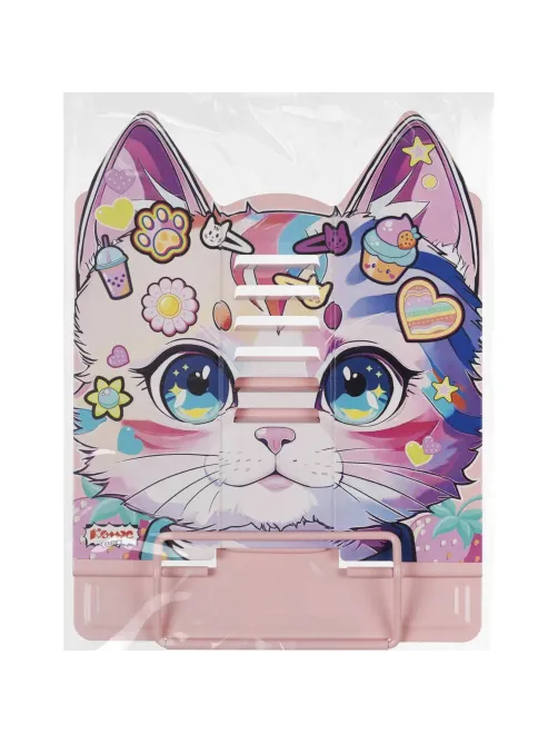 Подставка для книг Комус Класс, Kitty,металл23x15,5x20см,7 настроек