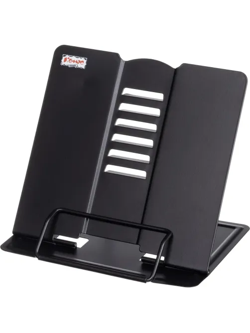 Подставка для книг Комус Класс черная, металл 19x15,5x20см,7 настроек