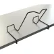 Подставка для книг ГЛОБУС металлическая (черная)
