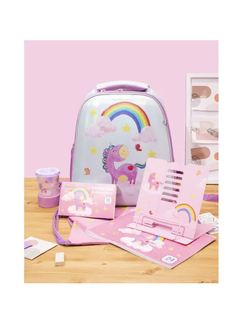 Подставка для книг Волшебный Единорог,металл19x15,5x20см,6настроек
