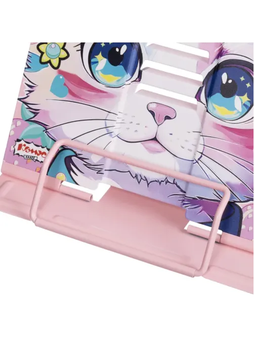Подставка для книг Комус Класс, Kitty,металл23x15,5x20см,7 настроек