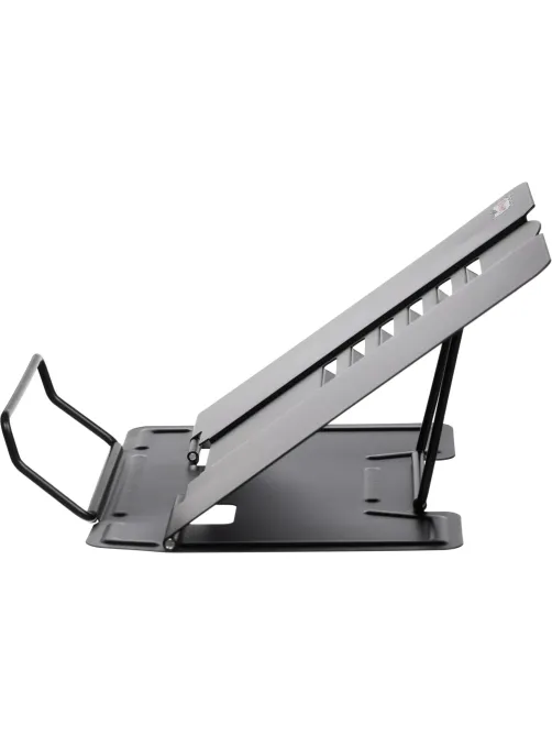Подставка для книг Комус Класс черная, металл 19x15,5x20см,7 настроек