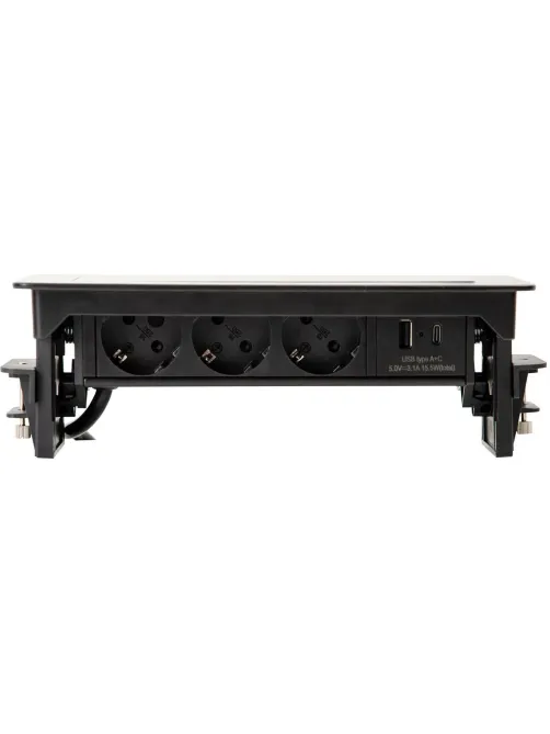 Платформа POWER BOX G4703-2AC(3сил.р./USB/Type-C) черный