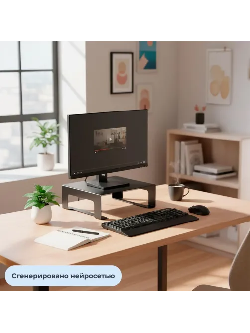 Подставка KD_для монитора Комус Мебель Сетбари-2 черный