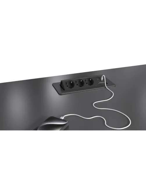 Платформа POWER BOX G4703-2AC(3сил.р./USB/Type-C) черный