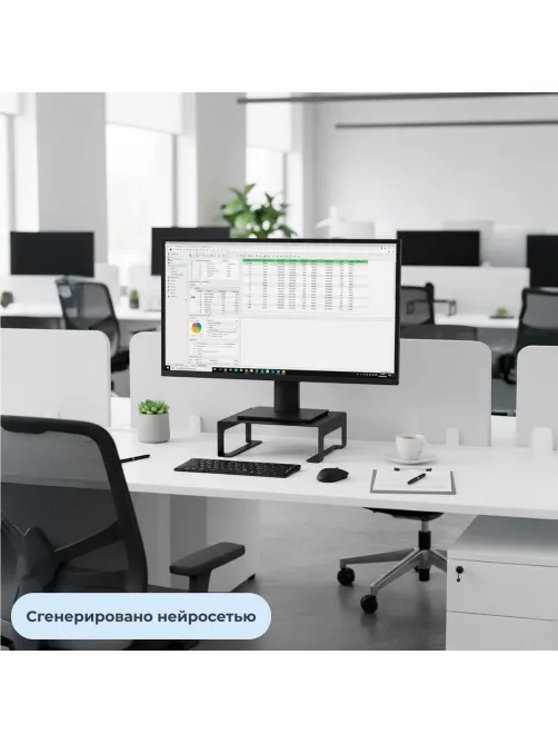 Подставка KD_для монитора Комус Мебель Сетбари-2 черный