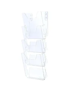 Лоток настенный Комус 4 отделения А4 вертикальны
