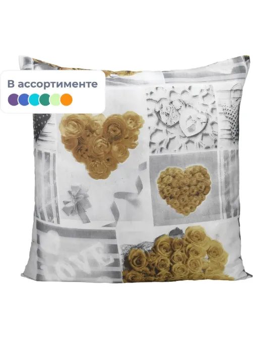 Подушка ЭКОНОМ, 70х70 чехол 100% п/э,10шт/уп