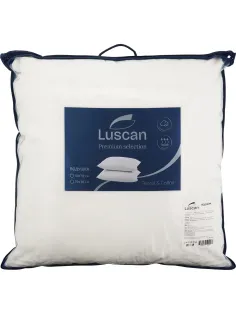 Подушка Luscan 70х70 нестеган кант (микроволокно леб.пух/55%тенсель,45%хл.)