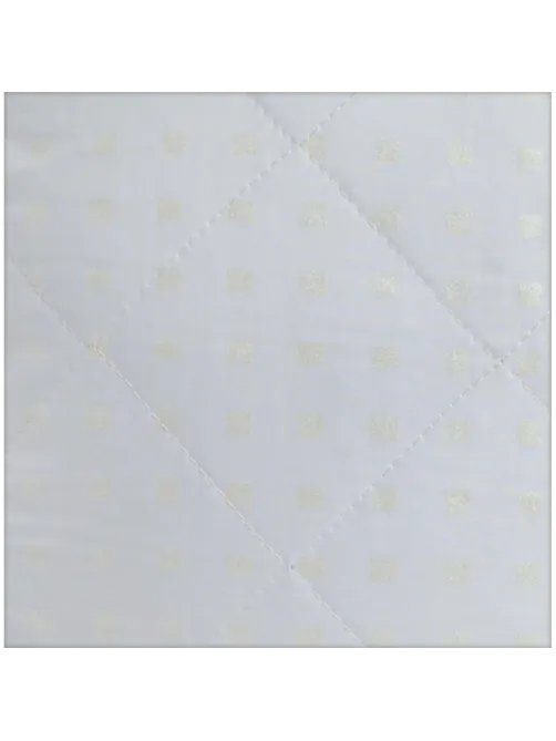Подушка Luscan 70х70, стеганная, (иск. лебяжий пух/тик ПЭ), белые шашечки