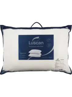 Подушка Luscan 50х70 нестеган кант (микроволокно леб.пух/55%тенсель,45%хл.)