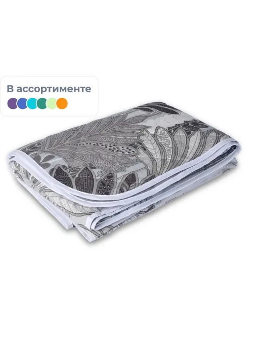 Покрывало стеганое, 150х200см (микрофибра, нап: синтепон 100г/м2) ассорти