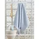 Полотенце махровое Комус банное бордюр Жаккард 70х120 см ,500 г/м2, Голубой