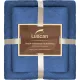 Набор полотенец махровых Luscan 300г/м2, 35x75/70x140 см синий