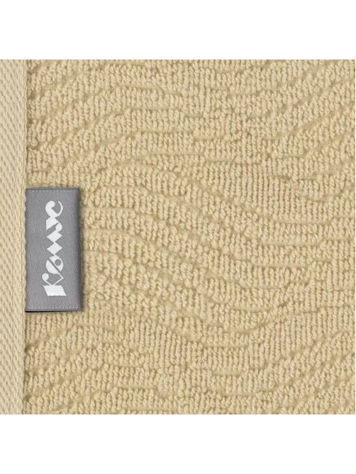 Полотенце махровое Комус банное бордюр Жаккард 70х120 см ,500 г/м2, Хаки