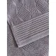 Полотенце махровое Комус банное бордюр Жаккард70х120 см ,500 г/м2,Антрацит
