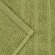 Полотенце махровое Luscan/бордюр 500г/м2, 50х90, оливковый, 2 шт/уп
