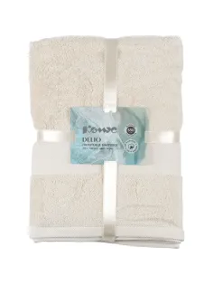 Полотенце махровое Делио Комус/аквасофт 550г/м2, 70x140, экрю