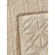 Полотенце махровое Комус банное жаккард 70х120 см ,500 г/м2, Бежевый