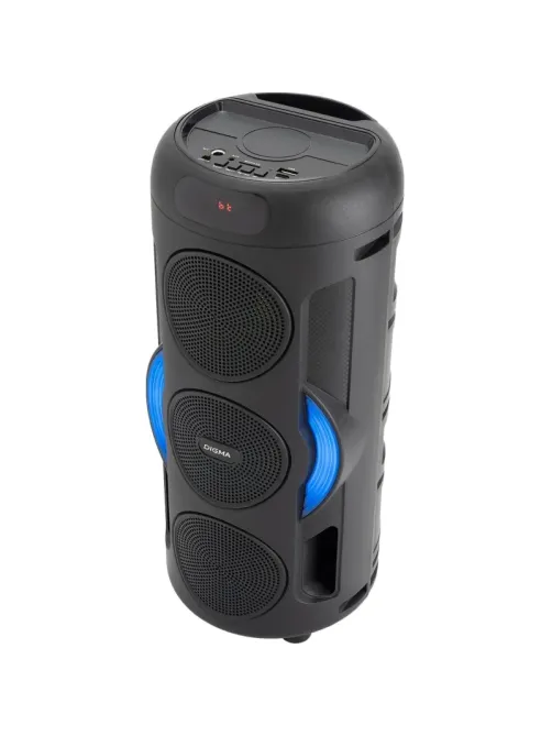 Акустическая система Digma D-MC1721 черный 10Вт/FM/USB/BT/micro SD
