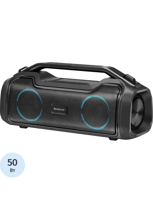 Акустическая система Defender Beatbox 50 50Вт, BT/RGB/TF/TypeC/IPX5/PWB