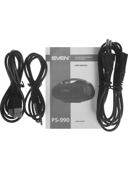 Акустическая система Sven PS-990, 2x90 Вт, IPx7, TWS/Bt/USB, встр аккум