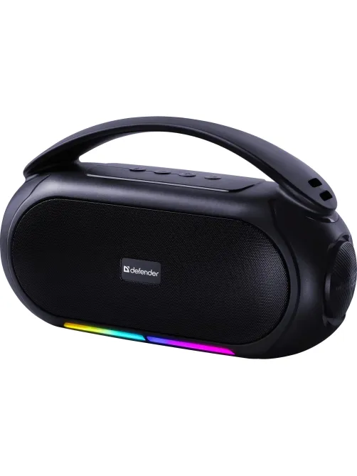 Акустическая система Defender Beatbox 12 12Вт, BT/FM/USB/TF/MIC/RGB
