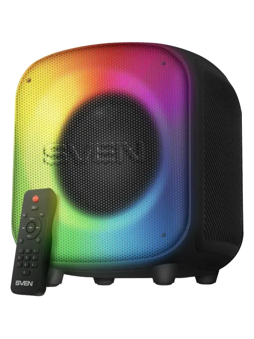 Акустическая система Sven PS-555, черный, 65Вт, BT/USB/microSD, пульт,аккум