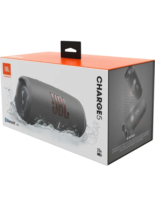 Акустическая система JBL Charge 5 Grey (JBLCHARGE5GRY)