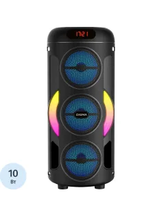 Акустическая система Digma D-MC1721 черный 10Вт/FM/USB/BT/micro SD