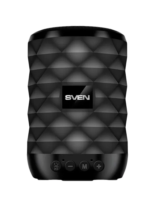 Портативная акустика SVEN PS-55 black, 5Вт, FM/USB/SD, черный (SV-021146)