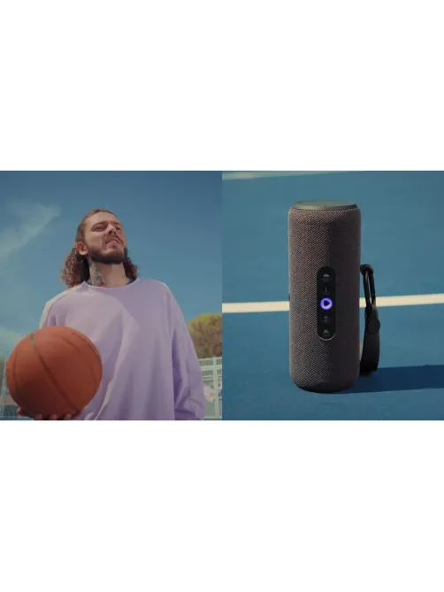 Умная колонка Яндекс Станция Стрит с Алисой, чёрный (YNDX-00030BLK)