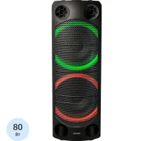 Акустическая система Digma D-MC1720 черный 80Вт/FM/USB/BT/micro SD