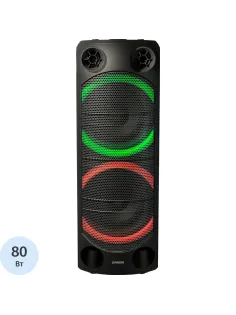 Акустическая система Digma D-MC1720 черный 80Вт/FM/USB/BT/micro SD