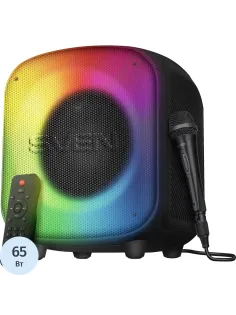 Акустическая система Sven PS-555, черный, 65Вт, BT/USB/microSD, пульт,аккум