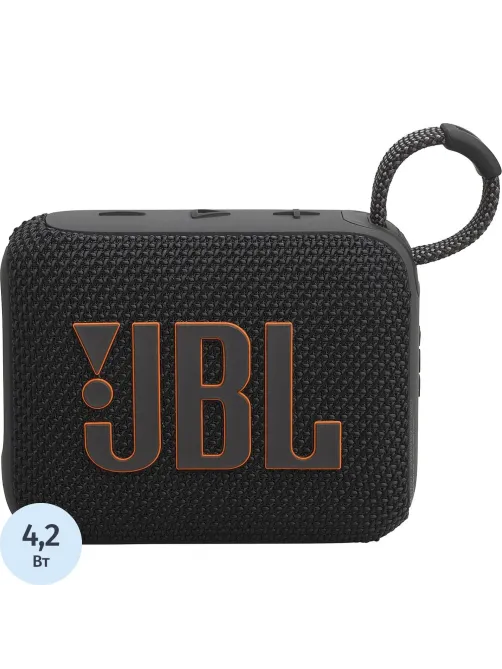 Акустическая система JBL GO 4 Black (JBLGO4BLK)
