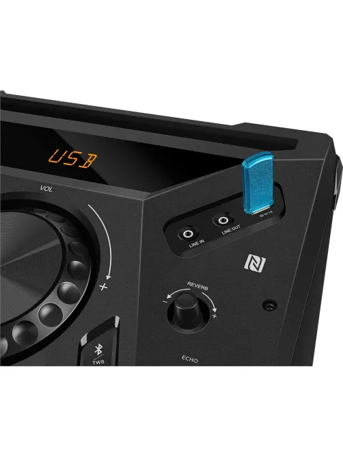 Акустическая система Sven PS-1900, 2x500Вт, TWS, FM/USB, LED-дисплей