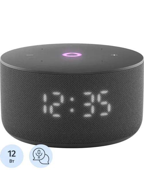 Умная колонка Яндекс Станция Мини 3 с Алисой на YaGPT черн (YNDX-00027BLK)