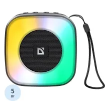 Портативная акустика Defender Enjoy 30, 5Вт, BT/Light/FM/USB/TF/Type-C