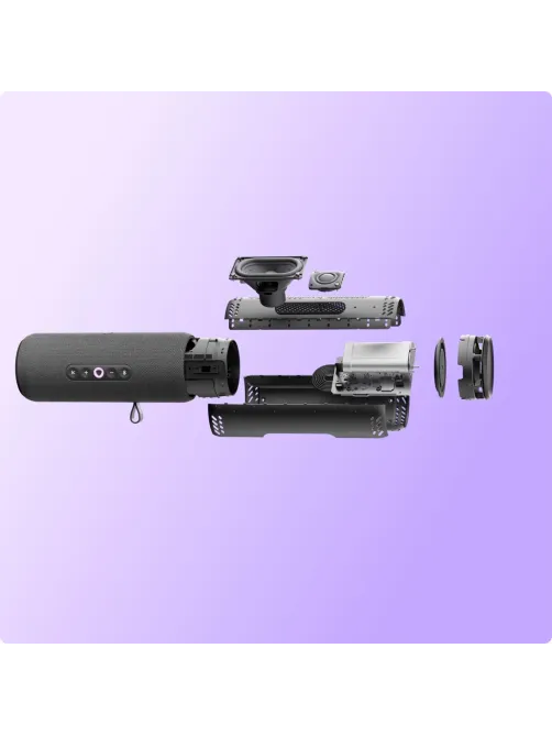 Умная колонка Яндекс Станция Стрит с Алисой, чёрный (YNDX-00030BLK)
