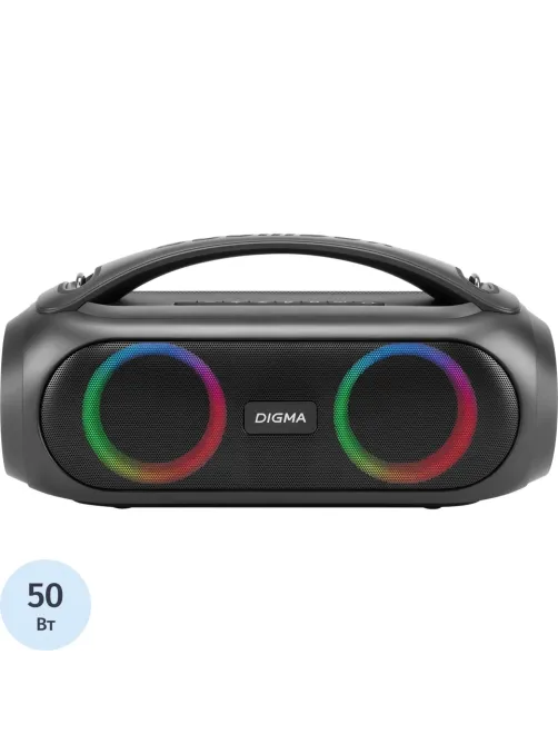 Акустическая система Digma D-PS1530 черный 50W 2.1 BT 10м 3000mAh (SP1530B)