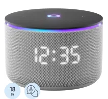 Умная колонка Яндекс Станция Мини 3 Про, Zigbee, серый (YNDX-00059GRY)